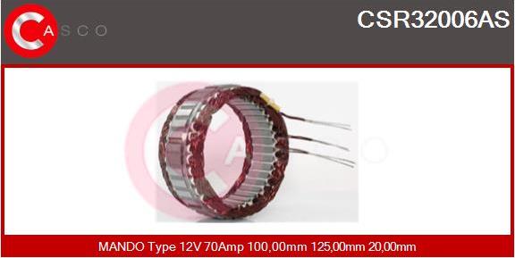 Casco CSR32006AS - Статор, генератор autozip.com.ua