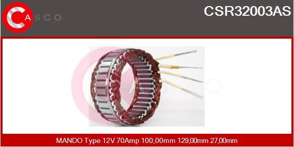Casco CSR32003AS - Статор, генератор autozip.com.ua