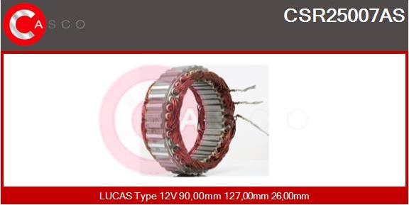 Casco CSR25007AS - Статор, генератор autozip.com.ua