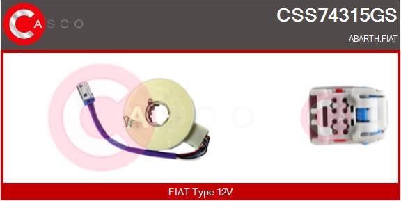 Casco CSS74315GS - Датчик кута повороту руля autozip.com.ua