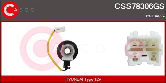 Casco CSS78306GS - Датчик кута повороту руля autozip.com.ua