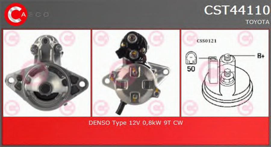 Casco CST44110 - Стартер autozip.com.ua