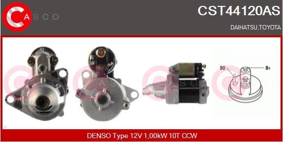 Casco CST44120AS - Стартер autozip.com.ua