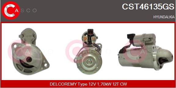 Casco CST46135GS - Стартер autozip.com.ua
