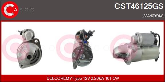 Casco CST46125GS - Стартер autozip.com.ua