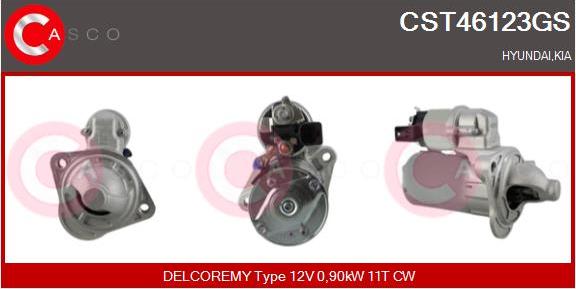 Casco CST46123GS - Стартер autozip.com.ua