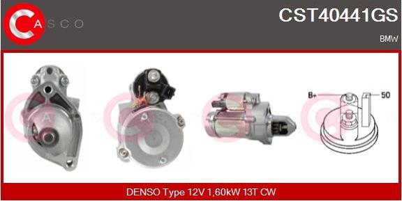 Casco CST40441GS - Стартер autozip.com.ua