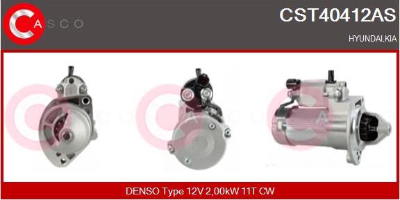 Casco CST40412AS - Стартер autozip.com.ua