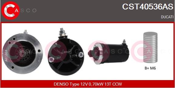 Casco CST40536AS - Стартер autozip.com.ua
