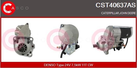 Casco CST40637AS - Стартер autozip.com.ua