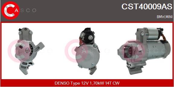 Casco CST40009AS - Стартер autozip.com.ua