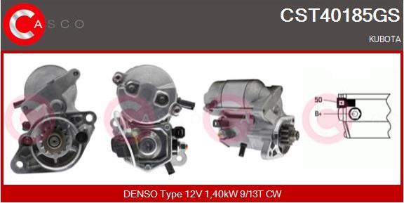 Casco CST40185GS - Стартер autozip.com.ua