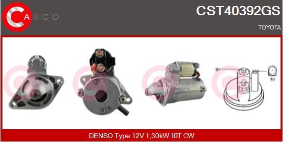Casco CST40392GS - Стартер autozip.com.ua