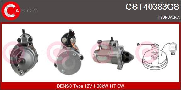 Casco CST40383GS - Стартер autozip.com.ua