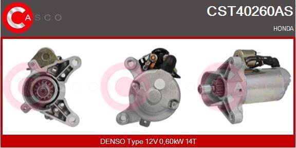 Casco CST40260AS - Стартер autozip.com.ua