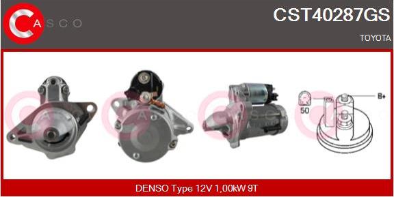 Casco CST40287GS - Стартер autozip.com.ua