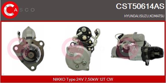 Casco CST50614AS - Стартер autozip.com.ua
