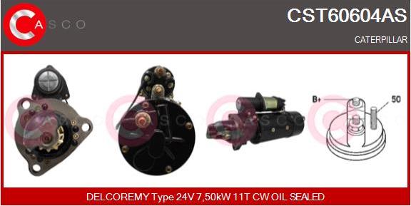 Casco CST60604AS - Стартер autozip.com.ua