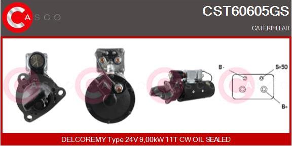 Casco CST60605GS - Стартер autozip.com.ua