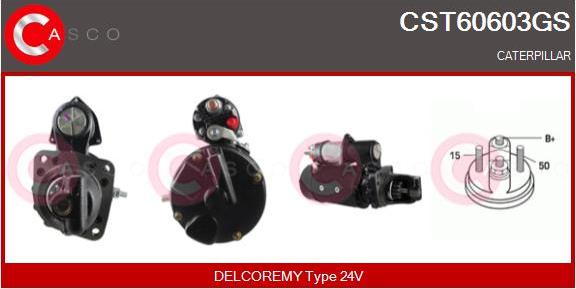 Casco CST60603GS - Стартер autozip.com.ua