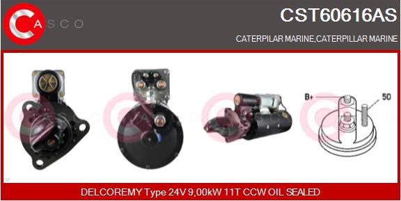 Casco CST60616AS - Стартер autozip.com.ua
