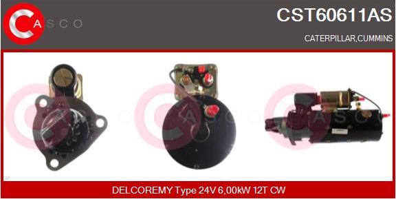 Casco CST60611AS - Стартер autozip.com.ua