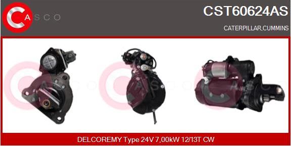 Casco CST60624AS - Стартер autozip.com.ua