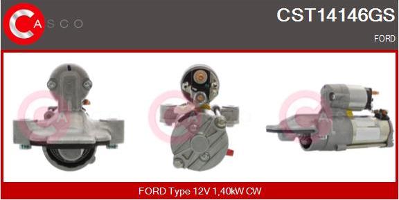 Casco CST14146GS - Стартер autozip.com.ua