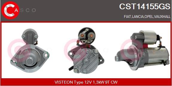 Casco CST14155GS - Стартер autozip.com.ua