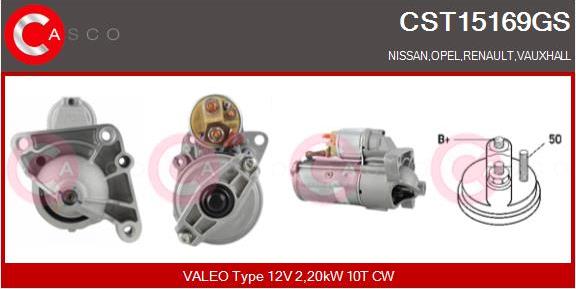 Casco CST15169GS - Стартер autozip.com.ua