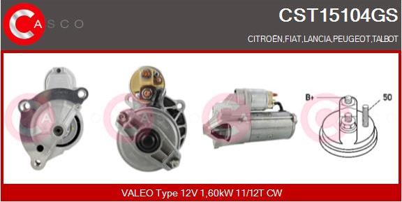 Casco CST15104GS - Стартер autozip.com.ua