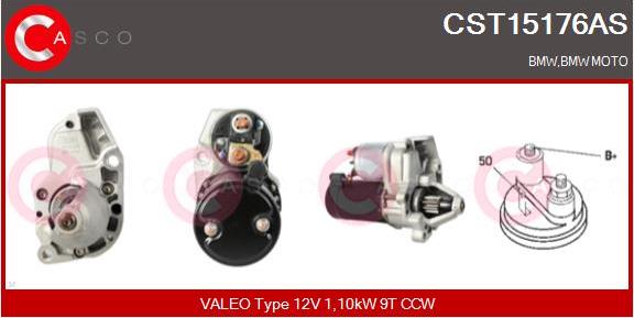 Casco CST15176AS - Стартер autozip.com.ua