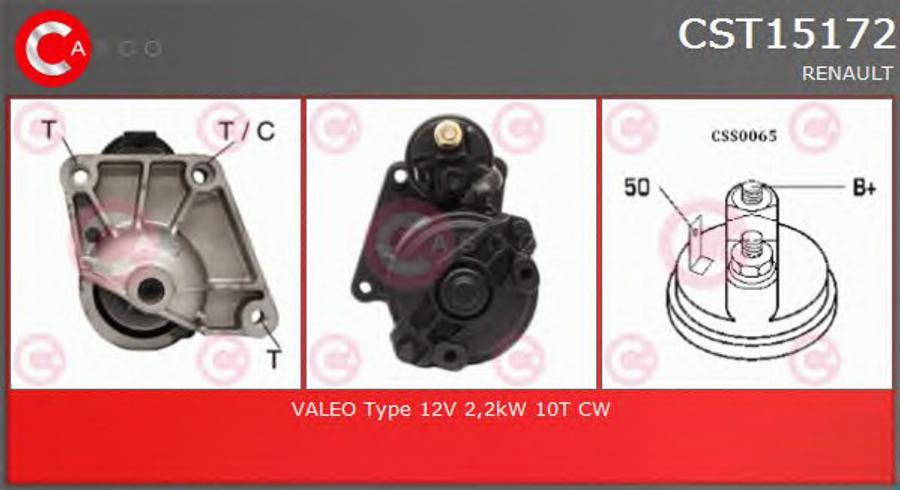 Casco CST15172 - Стартер autozip.com.ua