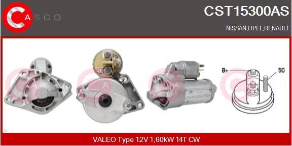 Casco CST15300AS - Стартер autozip.com.ua