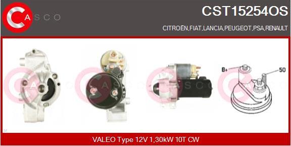 Casco CST15254OS - Стартер autozip.com.ua