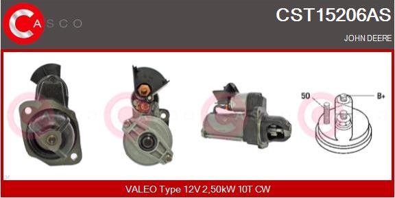 Casco CST15206AS - Стартер autozip.com.ua