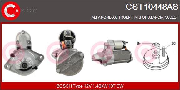 Casco CST10448AS - Стартер autozip.com.ua