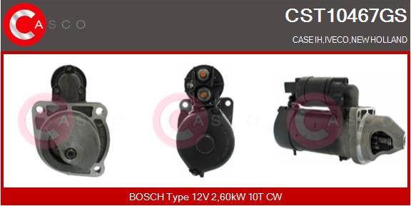 Casco CST10467GS - Стартер autozip.com.ua