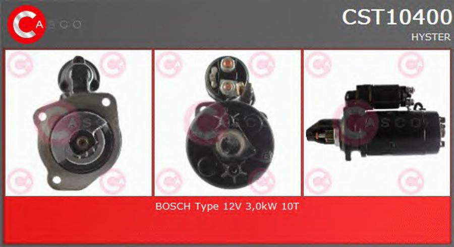 Casco CST10400 - Стартер autozip.com.ua