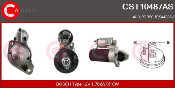 Casco CST10487AS - Стартер autozip.com.ua