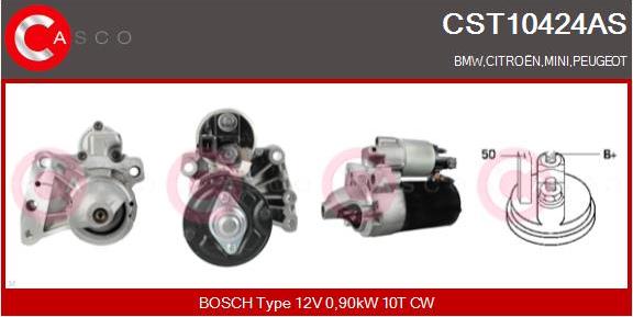 Casco CST10424AS - Стартер autozip.com.ua