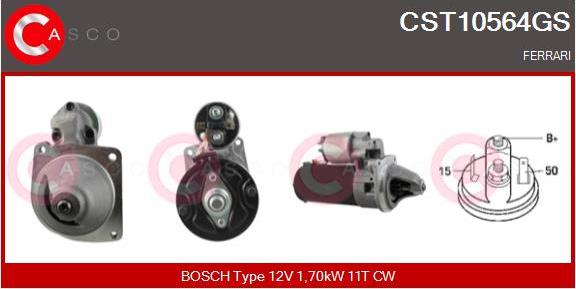 Casco CST10564GS - Стартер autozip.com.ua