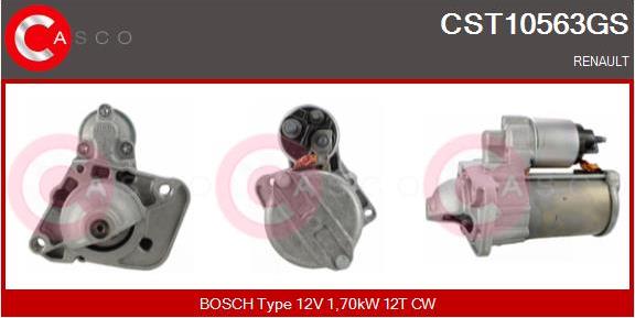 Casco CST10563GS - Стартер autozip.com.ua