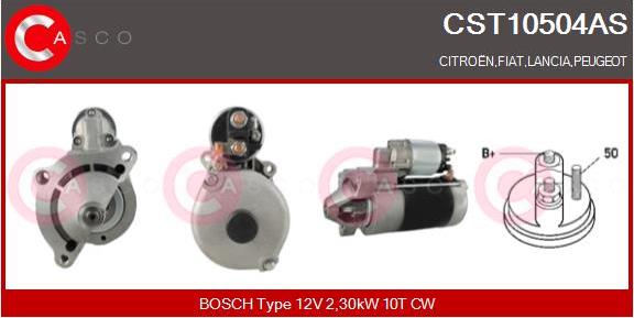 Casco CST10504AS - Стартер autozip.com.ua