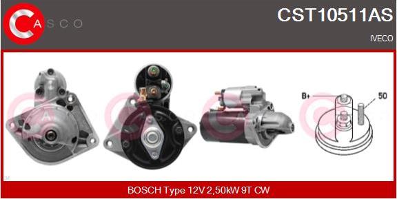 Casco CST10511AS - Стартер autozip.com.ua