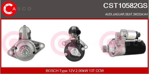 Casco CST10582GS - Стартер autozip.com.ua