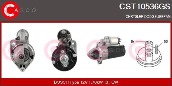 Casco CST10536GS - Стартер autozip.com.ua