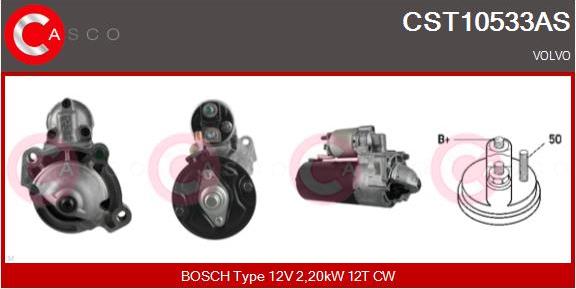 Casco CST10533AS - Стартер autozip.com.ua