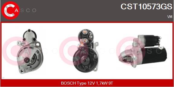 Casco CST10573GS - Стартер autozip.com.ua