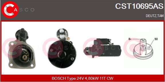 Casco CST10695AS - Стартер autozip.com.ua